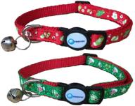 christmas collar adjustable breakaway pet logo