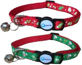 img 1 attached to Christmas Collar Adjustable Breakaway Pet