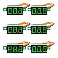 dafurui dc voltage display，6pcs mini digital voltmeter 0 logo