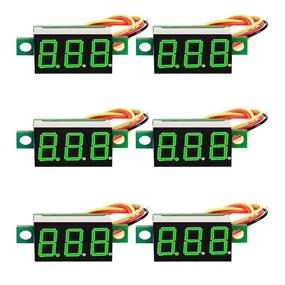 img 4 attached to DaFuRui Dc Voltage Display，6Pcs Mini Digital Voltmeter 0