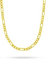 shop the versatile pori jewelers 10k gold figaro chain necklace or bracelet - available in 7 gorgeous options! logo