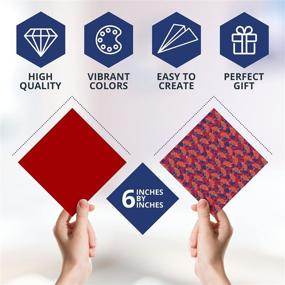 img 2 attached to 🎨 350 Origami Paper Kit with 300 Sheets, 50 Japanese Patterns, and Origami Book - Ideal Art Supplies for Kids (Ages 9-12)