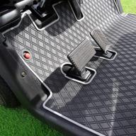 🚗 xtreme mats ezgo rxv golf cart mat - full coverage floor liner, fits ezgo rxv (2008+) & 2five (2009+) logo