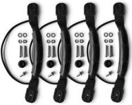 🚣 wang-data - set of 4 side flush mount carry handle kayak canoe fishing boat handles with screws logo