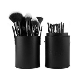 img 1 attached to 🖌️ Ané Professional Makeup Brush Set with Travel-Friendly faux Leather Holder - Practical Cosmetics Case for Safe and Convenient Storage