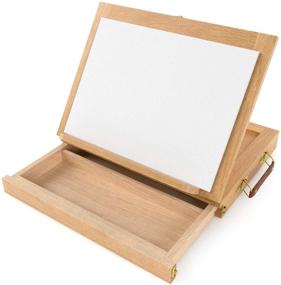 img 3 attached to 🎨 Arteza Tabletop Easel with Drawer and Palette, 13.38 x 10.25 x 2 Inches, Portable Beechwood Box for Art Supplies Storage, Ideal for Professional Artists and Hobby Painters