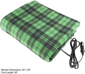 img 3 attached to 🔌 Black Green Electric Auto Blanket - Stalwart 75-BP900