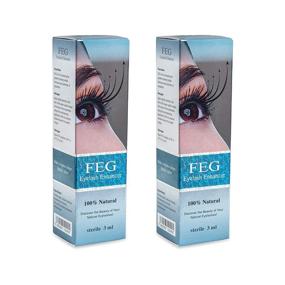 img 4 attached to 👀 Сыворотка FEG Eyelash Rapid для роста ресниц: Достигайте более длинных и темных ресниц с лучшей естественной сывороткой для ресниц на рынке - предложение в двух упаковках!