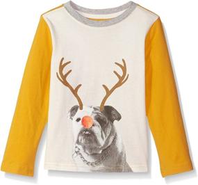 img 1 attached to 👕 Crazy Boys Long Sleeve Graphic Boys' Clothing: A Stylish Collection of Tops, Tees & Shirts