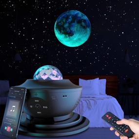 img 4 attached to YUNSOVA Star Projector - Ocean Wave Ceiling Light with 🌟 Speaker for Kids and Adults Bedroom/Decoration/Birthday/Party - Create a Starry Night Ambience