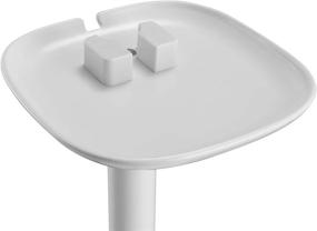 img 2 attached to 🔊 YN-ONE Pair White - ynVISION Floor Stand for Sonos One, One SL, and Play:1 Speaker - 2 Pack