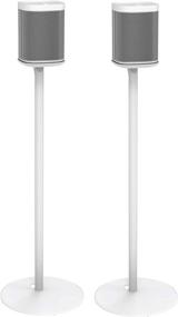 img 4 attached to 🔊 YN-ONE Pair White - ynVISION Floor Stand for Sonos One, One SL, and Play:1 Speaker - 2 Pack