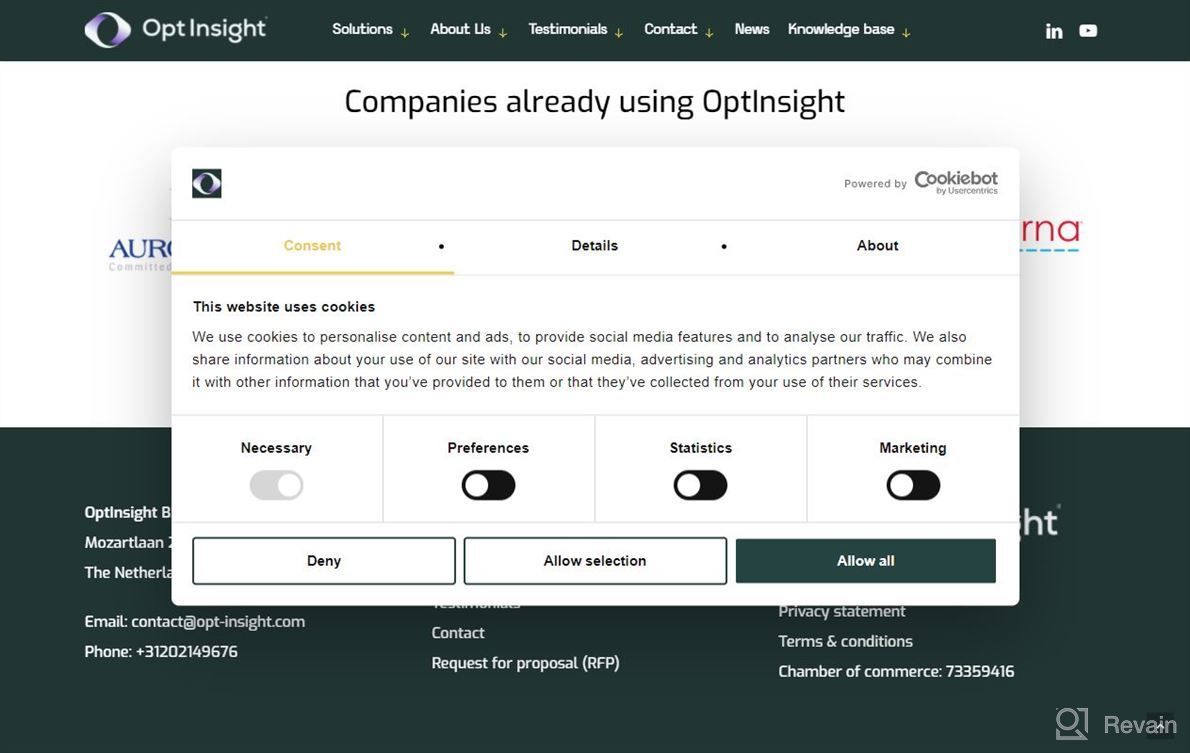 img 1 attached to OptInsight review by Dave Brummet