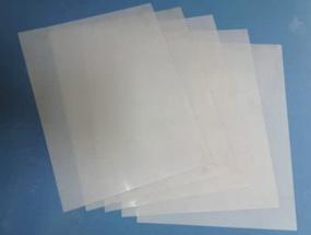 img 1 attached to 📄 Heavy Duty 14mil Mylar Stencil Sheets - High-quality .014" Thick Polyester Sheet 6"x10" (Pack of 5)