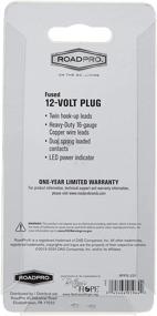 img 2 attached to Roadpro 12V Fused Replacement Cigarette Lighter Plug with Leads - Black (RPPS-225)