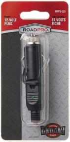 img 3 attached to Roadpro 12V Fused Replacement Cigarette Lighter Plug with Leads - Black (RPPS-225)