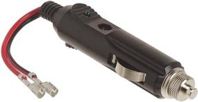 img 4 attached to Roadpro 12V Fused Replacement Cigarette Lighter Plug with Leads - Black (RPPS-225)