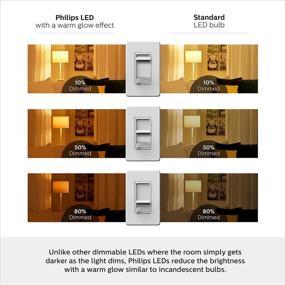 img 3 attached to Enhanced Ambiance: Philips LED Dimmable White Effect for a Perfect Lighting Experience