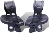 🚴 beyoung stationary bike pedals - 1 pair of widened 9/16" recumbent exercise bike pedals with 2pcs strips - compatible with sunlite flat form exerciser equipment, spinning exercise bike bicycle for home and gym (new-9/16) logo