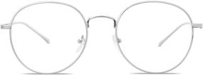 img 4 attached to SOJOS GLORY SJ5039 Anti Blue Ray Light Blocking Computer Game Glasses Eyeglasses - Retro Round Design