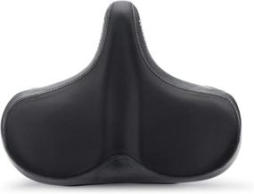 img 1 attached to Enhance Comfort on Your Bike with LINGMAI Super Large Wide Bicycle Seat