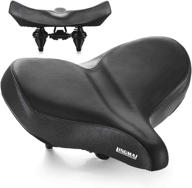 enhance comfort on your bike with lingmai super large wide bicycle seat logo