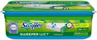 🧹 swiffer sweeper wet mopping cloth refill - lavender vanilla & comfort - 24 ct: superior cleaning for mop-worthy floors logo