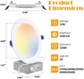 img 3 attached to 🔆 Junction Selectable Ultra Thin Recessed Brightness