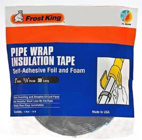 img 1 attached to 🧊 Frost King FV30 Silver Foam and Foil Pipe Insulation, 2"x 1/8"x 30ft