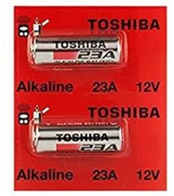 img 2 attached to 🔋 Toshiba Alkaline A23 GP23AE MN21 23GA 12V Battery (2-Pack)