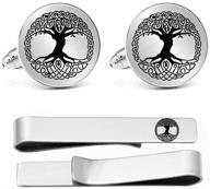 персонализированные запонки kooer с гравировкой tree cufflinks логотип