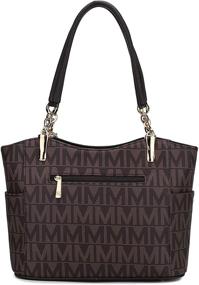 img 1 attached to 👜 Stylish and Functional MKF Shoulder Handbag - A Perfect Women's Satchel Tote with Wallet and Satchel Compartments