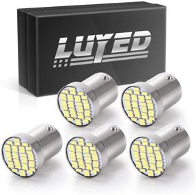 img 4 attached to 🔆 Luyed 5 x 500 Lumens 1156 3014 36-EX Chipsets LED Bulbs for RV Camper - Xenon White, Illuminates One Side with Adequate Illumination