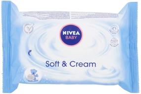 img 3 attached to 👶 Nivea Baby Soft & Cream Wipes 63x: Gentle Hygiene in Every Swipe