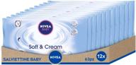 👶 nivea baby soft & cream wipes 63x: gentle hygiene in every swipe logo