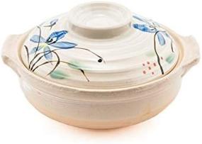 img 4 attached to Japanese Donabe Ceramic Casserole Earthenware Kitchen & Dining