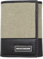 💼 trifold wallet - skechers canvas leather blend - improved seo logo