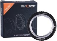 📷 k&f concept lens mount adapter: contax yashica c/y lens to ef adapter for canon 1d, 1ds, mark ii, iii, iv, 5d, mark ii, 7d, 30d, 40d, 50d, 60d, 70d, digital rebel t2i, t3, t3i, t4i logo