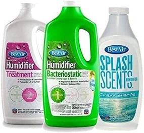 img 2 attached to 🔥 Optimized Bundle: BestAir Humidifier Bacteriostatic 3BT 32 Oz with Water Treatment 1T 32 Oz and Ocean Breeze Splash Scent 16 Oz