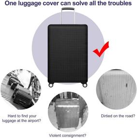 img 1 attached to 🧳 Trolley Luggage Protector Suitcase