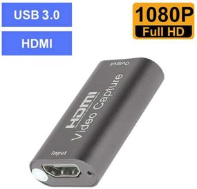 img 3 attached to 🎥 4K HDMI в USB 3.0 видеокарта захвата игрового видеосигнала с камкордерным кабелем (Кофе)