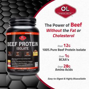 img 2 attached to 🏋️ Olympian Labs PSN Protein Powder: Premium Beef Supplement, 32 Ounce