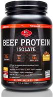 🏋️ olympian labs psn protein powder: premium beef supplement, 32 ounce logo