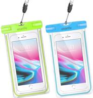 📱 smartlle universal waterproof phone pouch - large dry bag for iphone and galaxy - 2 pack logo