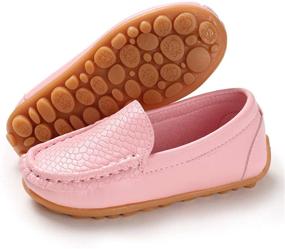 img 4 attached to 👞 Стильные лоферы из синтетической кожи BENHERO: мальчиковые туфли и лоферы