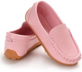 img 2 attached to 👞 Стильные лоферы из синтетической кожи BENHERO: мальчиковые туфли и лоферы