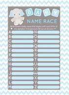 baby shower game inches elephant event & party supplies for party games & activities логотип