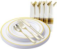 plastic disposable silverware napkins dinnerware logo