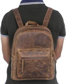 img 3 attached to 🎒 KomalC Authentic Vintage Rucksack Backpack for Enhanced SEO