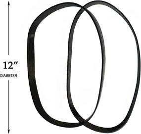 img 3 attached to 🔧 Craftsman-Compatible Urethane Bandsaw Tires, 2 Pack - 12" x 7/8" x .095" Diameter